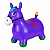 Cavalinho Upa Upa Infantil com Som e Luzes (ROXO) - Imagem 1
