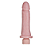 Prótese Cyber com Vibrador Natural 16cm x 4cm - Imagem 2