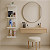 Torre de Prateleira Estante MDF 85 CM Decoração Organizar Casa Quarto Escritório Produtos Perfumes - Imagem 1