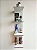 Torre de Prateleira Estante MDF 85 CM Decoração Organizar Casa Quarto Escritório Produtos Perfumes - Imagem 3