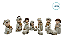 MINI PRESEPIO - 11 PCS T:10CM - Imagem 1