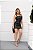 Vestido Curto Couro Eco c/ Cinto - Imagem 2