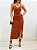 Vestido Midi De Alça Com Fenda - Imagem 10