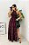 Vestido Longo Detalhe Fenda - Imagem 1