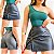 Shorts Saia Couro Eco - Imagem 1