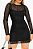 Vestido Curto Manga Longa - Imagem 1