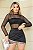 Body Manga Longa Tule - Imagem 1