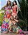 Vestido Longo Estampado - Imagem 1