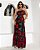 Vestido Longo Estampado - Imagem 1