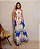 Vestido Longo Estampado - Imagem 1