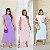 Vestido Longo Feminino Manga Curta - Imagem 1
