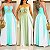 Vestido Longo Bicolor - Imagem 1