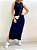 Vestido Longo Fenda Canelado - Imagem 4