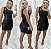 Vestido Curto Ombro Paetê - Imagem 1