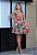 Vestido Curto Estampado - Imagem 1