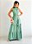 Vestido Longo Cavado Cinto de Flor - Imagem 13