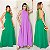Vestido Longo De Gola - Imagem 1