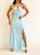 Vestido Longo De Alça Com Fenda - Imagem 14