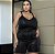 Macaquinho Curto Paetê Plus Size - Imagem 2
