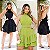 Vestido Curto De Gola c/ Cinto - Imagem 1