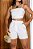 Conjunto De Shorts & Cropped De Linho - Imagem 3