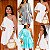 Vestido Curto Ombro Único Manga Longa - Imagem 1