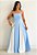 Vestido Longo Bicolor - Imagem 5