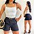 Shorts Risca De Giz c/ Cinto - Imagem 1
