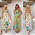 Vestido Longo Estampado - Imagem 1