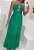 Vestido Longo De Laise Cruzado - Imagem 5