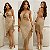 Vestido Midi Com Franja - Imagem 1