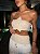 Conjunto De Saia Longa & Cropped De Crochê - Imagem 4