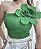 Cropped Alfaiataria Com Flor - Imagem 5