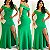 Vestido Longo Decote V - Imagem 1