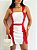 Vestido Curto Bicolor - Imagem 7