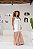 Vestido Longo Bicolor Linho - Imagem 13