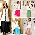 Vestido Longo Bicolor Linho - Imagem 1