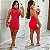 Vestido Curto Com Pedraria - Imagem 1
