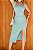 Vestido Midi De Alça Com Fenda - Imagem 4
