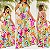 Vestido Longo Estampado - Imagem 1