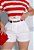Shorts Curto Com Cinto - Imagem 1