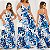 Vestido Longo De Alça Estampado - Imagem 1