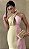 Vestido Longo Cruzado Bicolor - Imagem 3