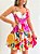 Vestido Curto De Alça Estampado - Imagem 2