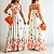 Vestido Longo Estampado - Imagem 1