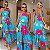 Vestido Longo Estampado - Imagem 1