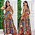 Vestido Longo Estampado - Imagem 1