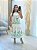 Vestido Midi Bordado Com Fenda - Imagem 2