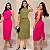 Vestido Midi De Gola - Imagem 1