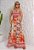 Vestido Longo Estampado - Imagem 1